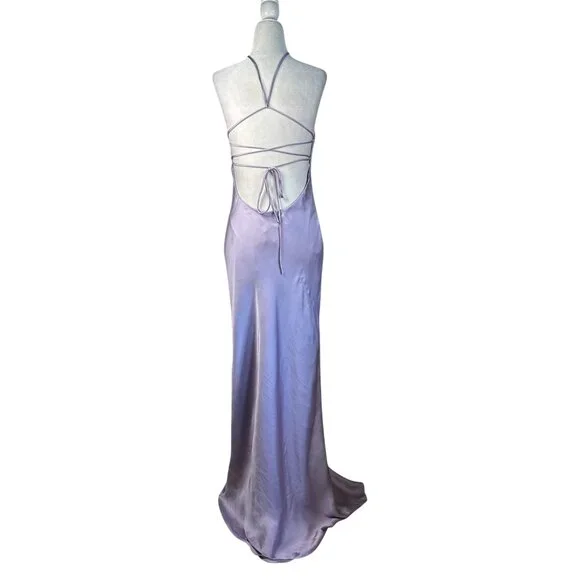 Line & Dot Kira Maxi Dress in Lilac Medium New Womens Long Dress -  threedaughtersproperties.com